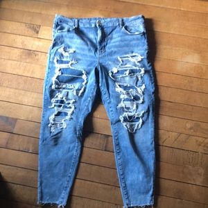 American Eagle Cozy Ne(x)t level stretch plus size jeans!